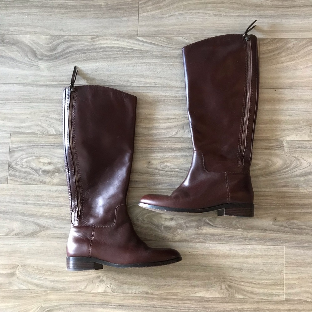 Cole Haan Leather Riding Boots